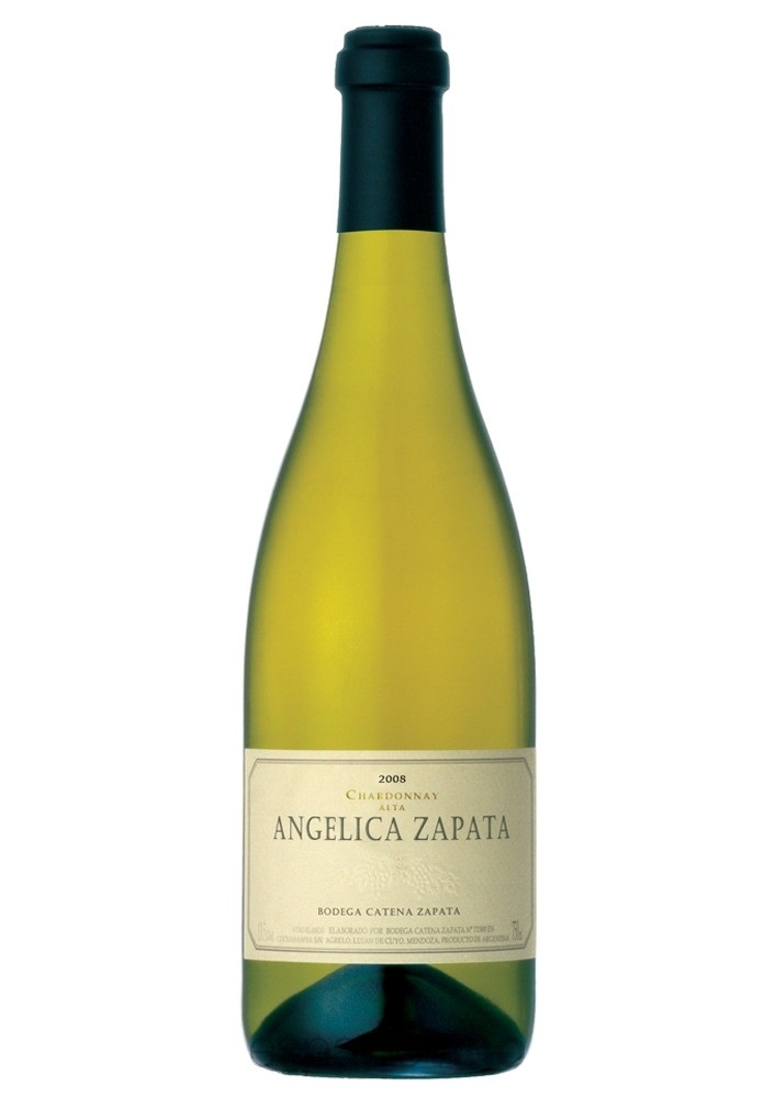 Vino Angelica Zapata Chardonnay 750ml x 4u