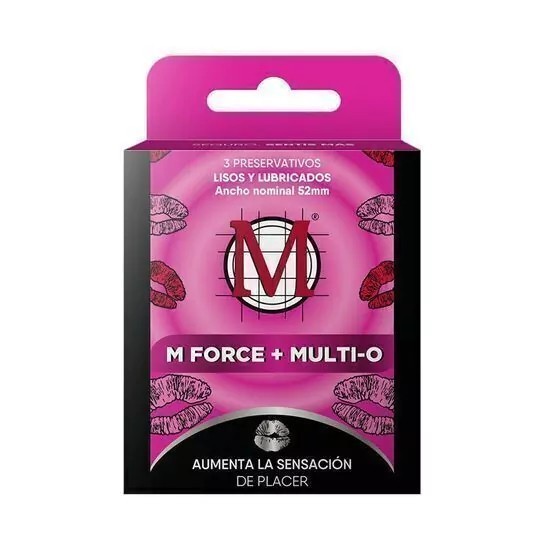 Preservativo M FORCE Lubricante X3U x 1u