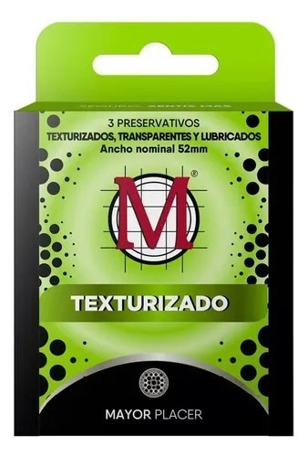Preservativo M FORCE Texturizado X3U x 1u