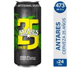 Cerveza Antares Microipa 25 Años Lata 473ml x 6u