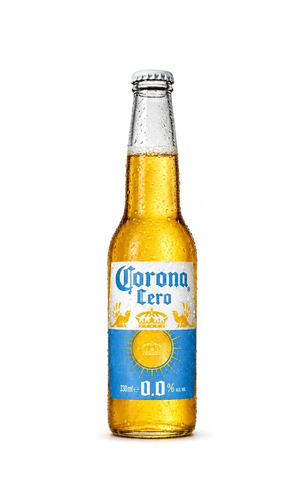 Cerveza Corona Light 0% Porron SIN ALCHOL 330ml x 24u