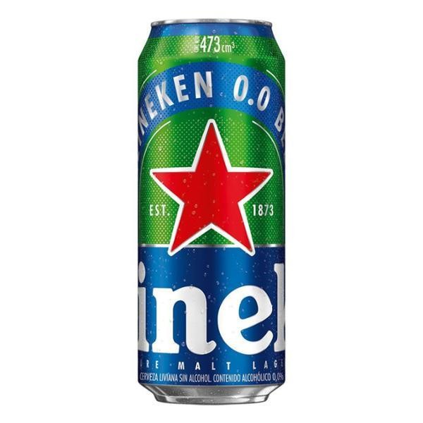 Cerveza Heineken 0.0 SIN ALCHOL 473ml x 24u