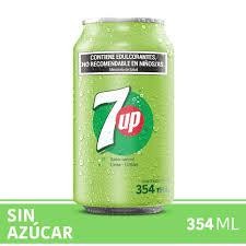Gaseosa Seven Up Zero Lata 354ml x 24u