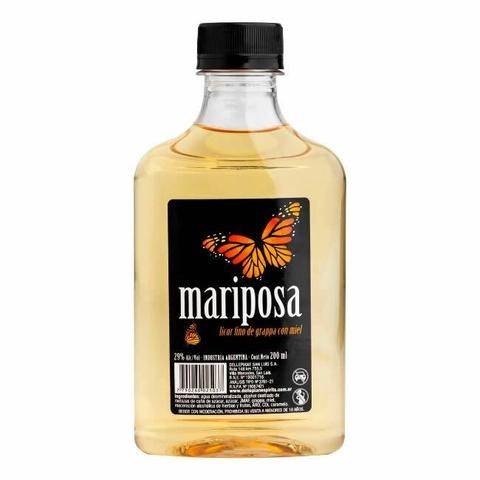Licor Mariposa Petaca 200ml x 12u