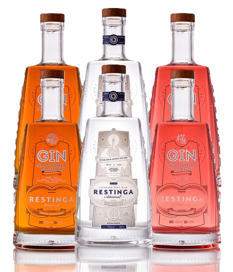 Caja Combo Restinga (2 London Dry+2 Destilados Otono+2 Flavoured Edition) 750ml x 1u