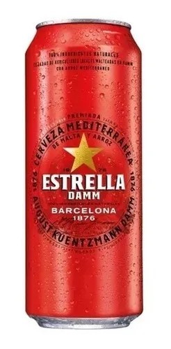 Cerveza Lata Estrella Damm 500ml x 24u