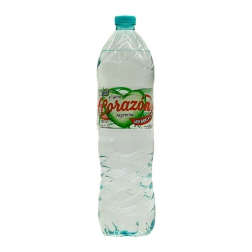[101040] Agua el sano Corazón Argentino S/G 1500ml x 6u