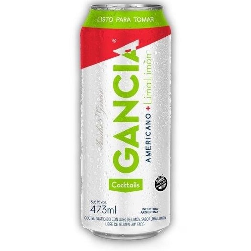 [106006] Lata Gancia Lima Limon 473ml x 24u