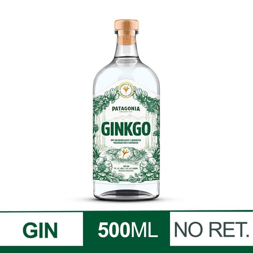 [114031] Gin Ginkgo Gin Patagonia  x 4u