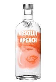 [128004] Vodka Absolut Apeach 750ml x 1u