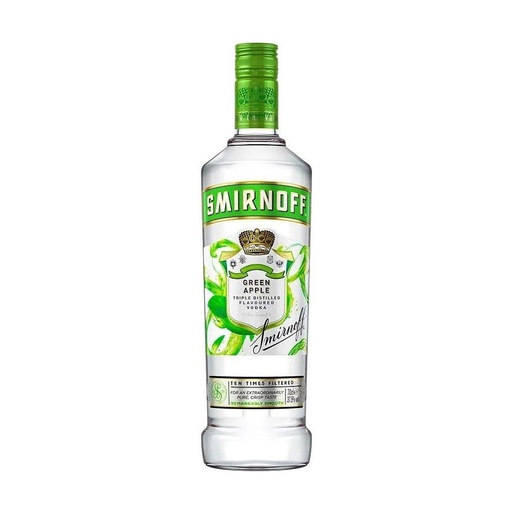 [128017] Vodka Smirnoff Green Apple 700ml x 6u