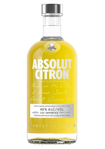 [128038] Vodka Absolut Citron 750ml x 1u