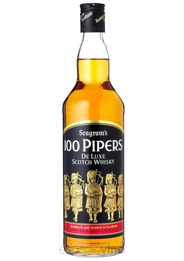 [129104] Whisky 100 Pipers 750ml x 12u