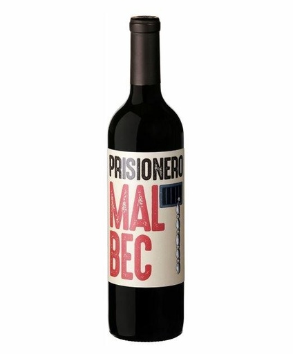 [127491] Vino Prisionero Malbec  750ml x 6u