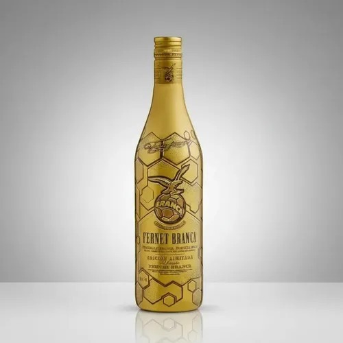 [112026] Fernet Branca Edicion Limitada Mundial Dorado 750ml x 6u