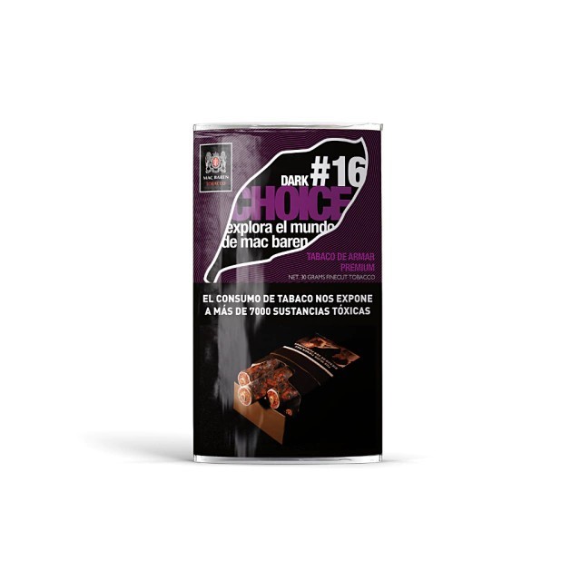 Tabaco Mac Baren Choice #16 Dark Chocolate 30gr x 1u