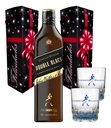 Whisky Jw Double Black 750 Especial + 2 Vasos x 1u