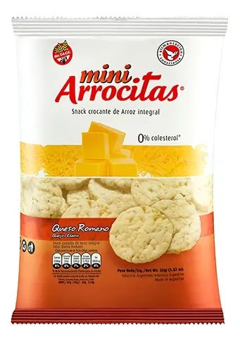 Mini Arrocitas Queso Romano 53gr x 12u