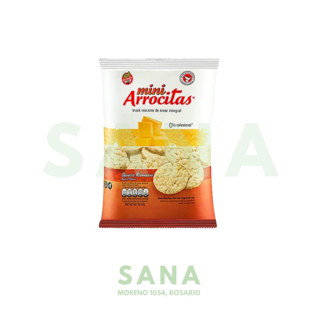 Mini Arrocitas Queso Romano 53gr x 12u