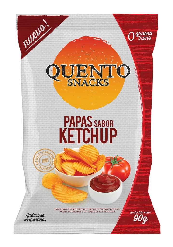 Papas Ketchup Quento 82gr x 18u
