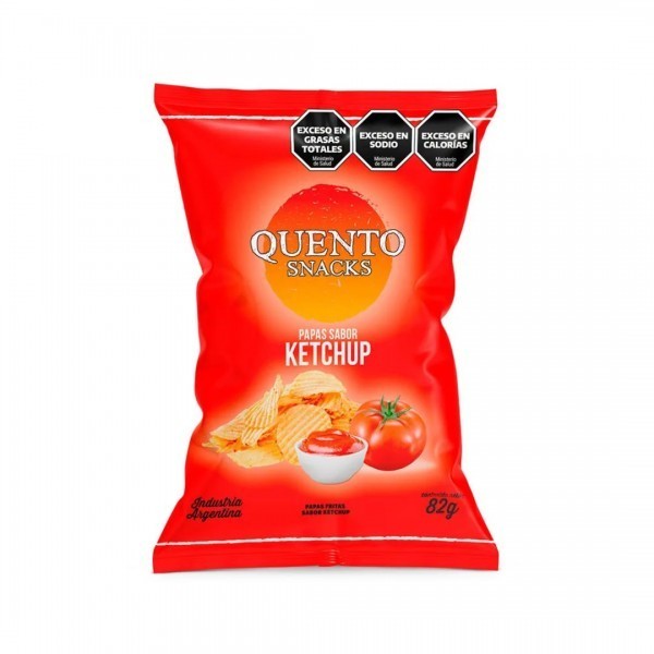 Papas Ketchup Quento 82gr x 18u