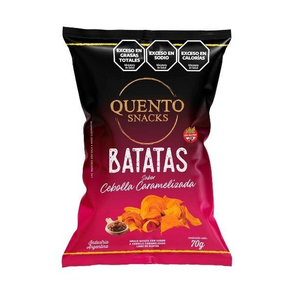 Batatas Cebolla caramelizada Quento 70gr x 22u