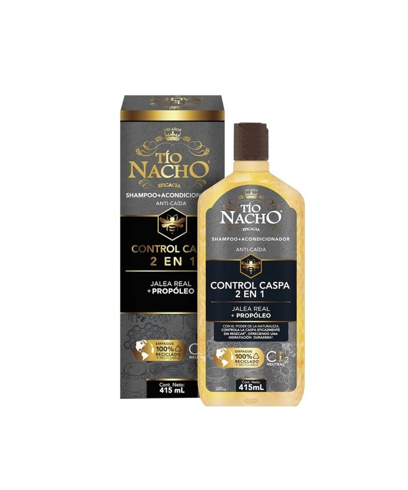 Shampoo Tio Nacho 2 en 1 caspa 415ml x 12u