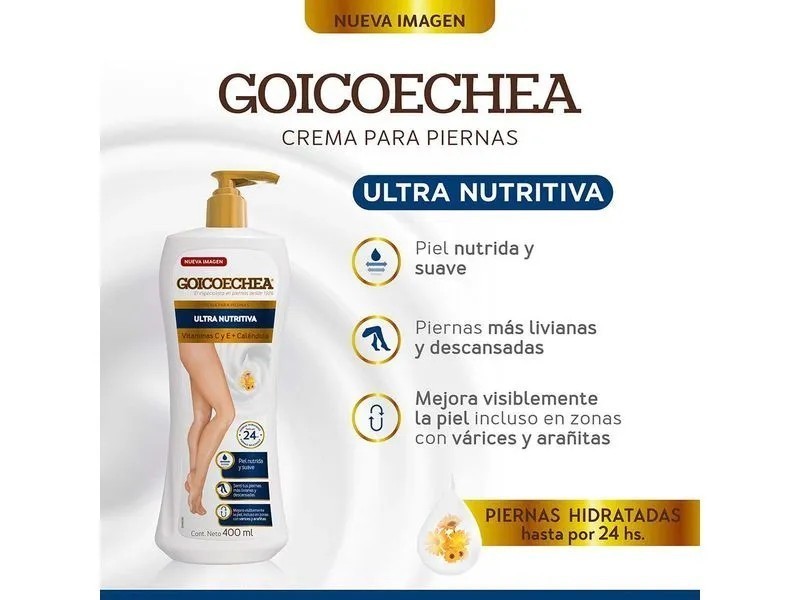 Crema Goicoechea Ultranutritiva 400ml x 12u