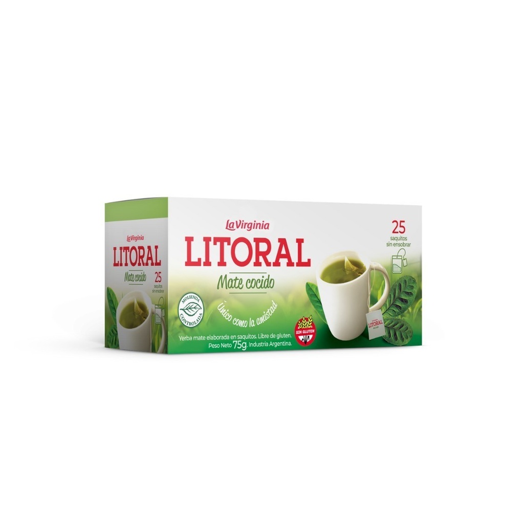 Mate cocido Litoral La Virgnia x 10u