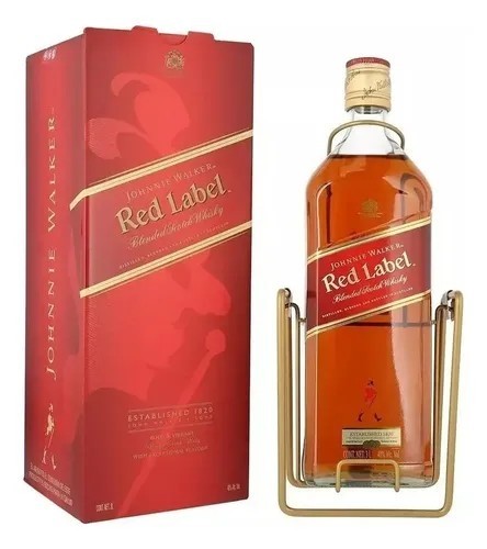Whisky Johnnie Walker Red Label Botellon 3l x 1u