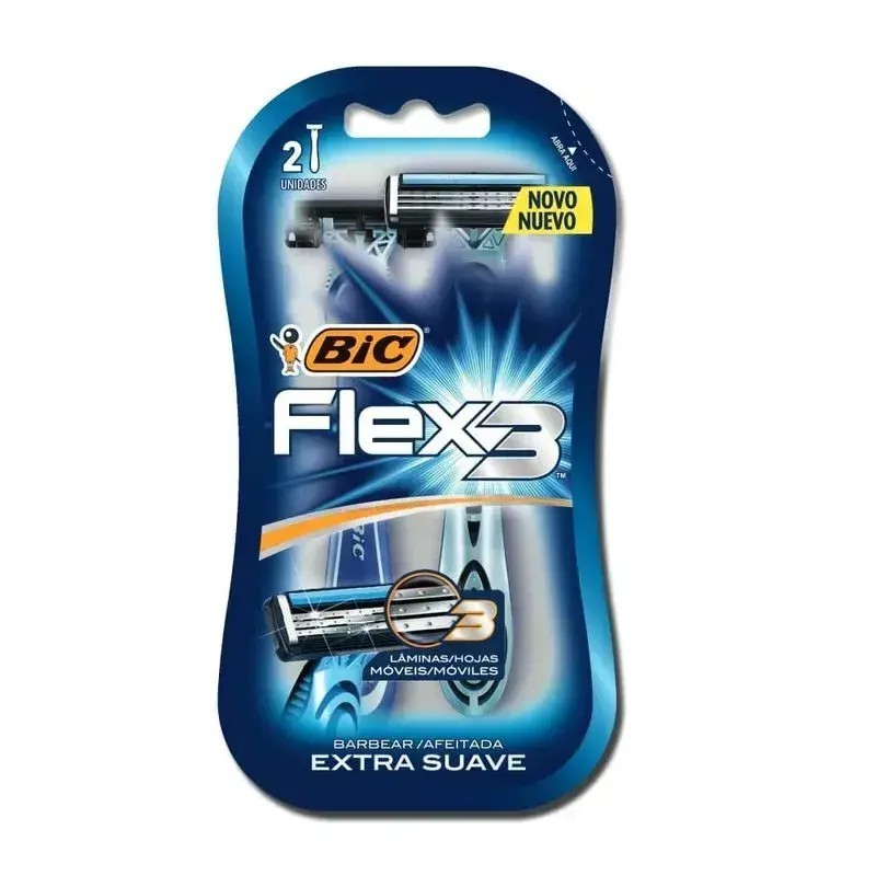 Afeitadora Flex 3 Blue x 12u
