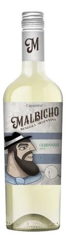 Vino Mal Bicho Chardonay 750ml x 6u