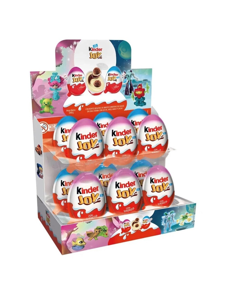 Huevo Kinder Joy Mixto x 12u