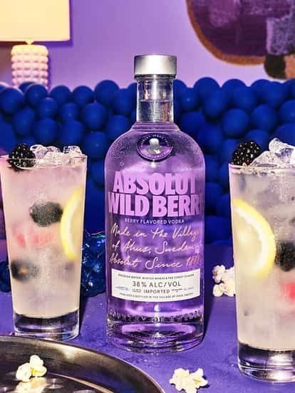 Vodka Absolut Wild Berry 1l x 1u