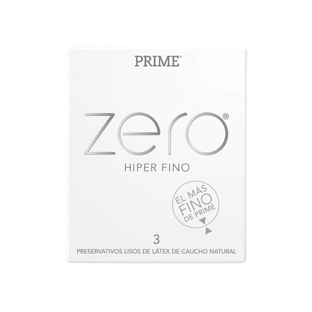 Preservativos Prime ZERO Display x 3 Preservativos x 1u