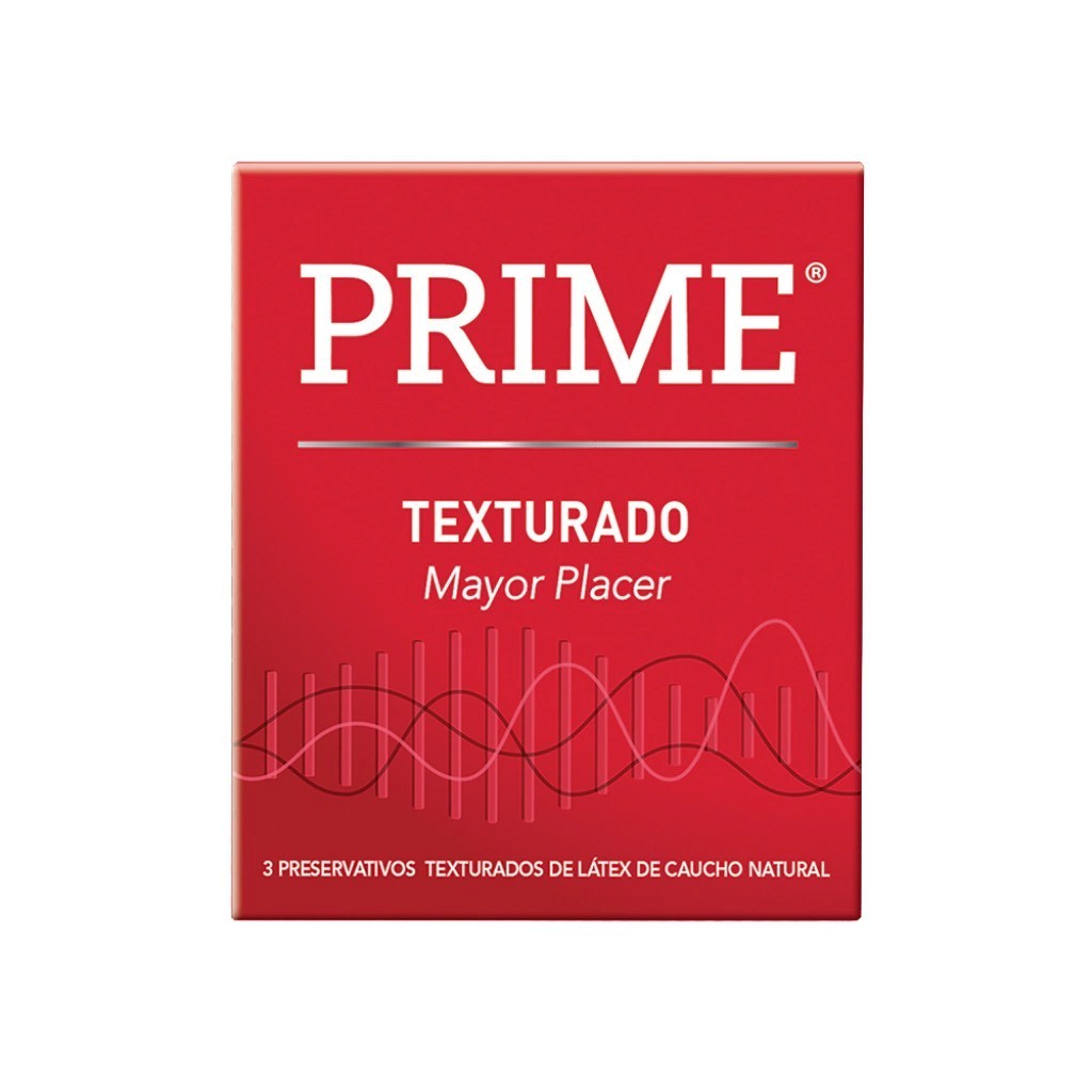 Preservativos Prime texturado Display x 3 x 1u
