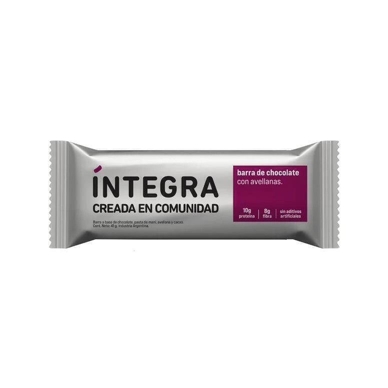 Integra Barra Chocolate con Avellanas 41gr x 12u