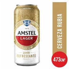 Lata Amstel Lager 473cc