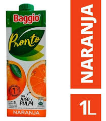 (No usar) Jugo Baggio Naranja Tetra 1Lt