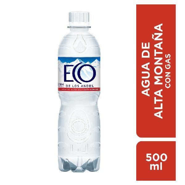 Agua Eco De Los Andes Con Gas 500ml x 12u