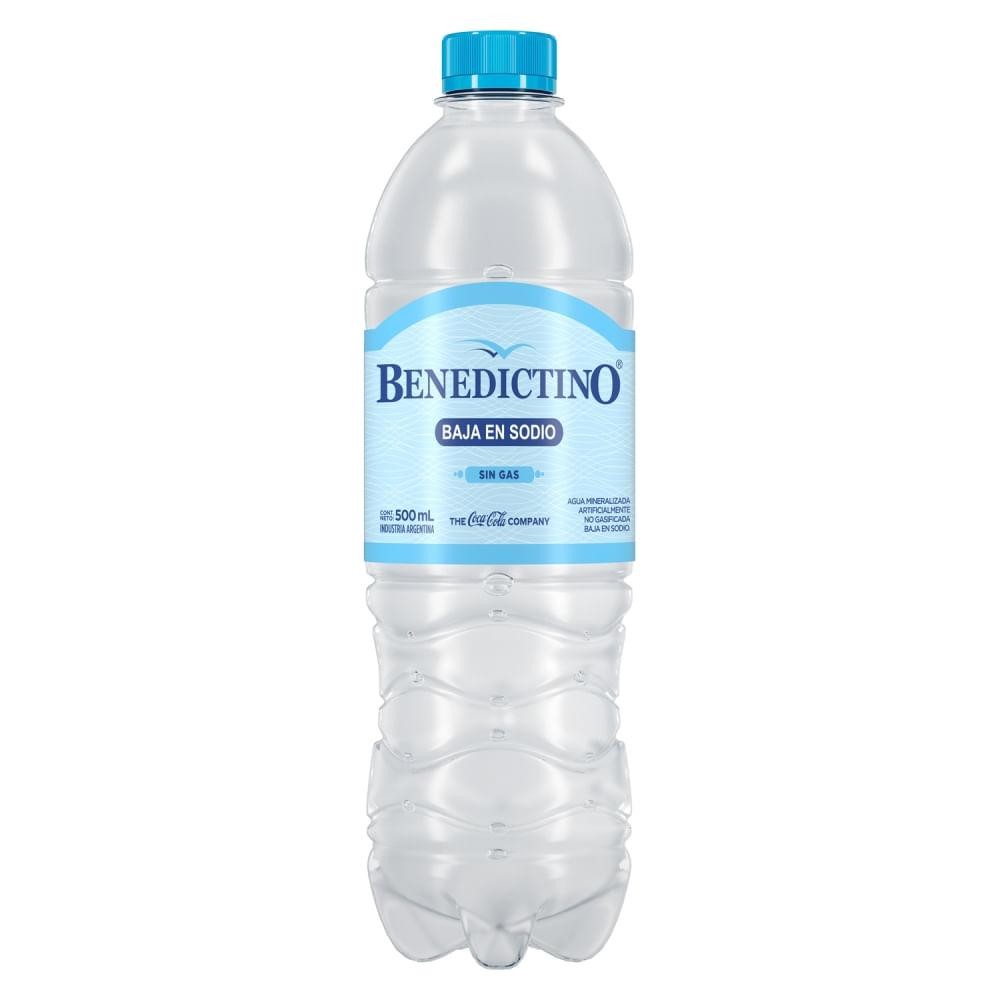 Agua Benedictino Sin Gas 500ml x 12u