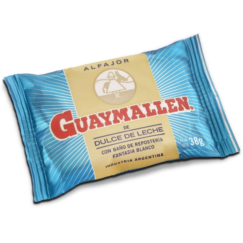 Alfajor Guaymallen Simple De Dulce De Leche 38gr x 40u