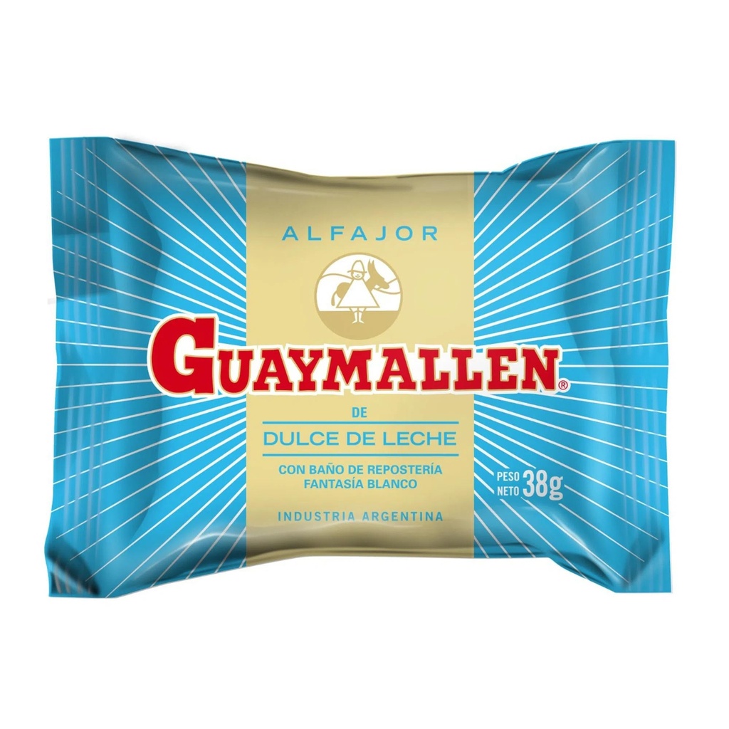 Alfajor Guaymallen Simple Blanco 38gr x 40u