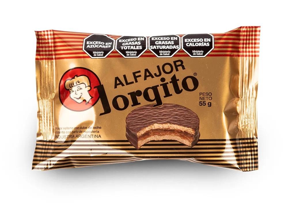 Alfajor Jorgito Chocolate Negro 55gr x 24u