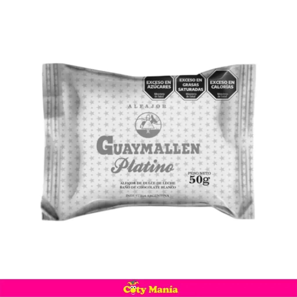 Alfajor Guaymallen Platino 50gr x 24u