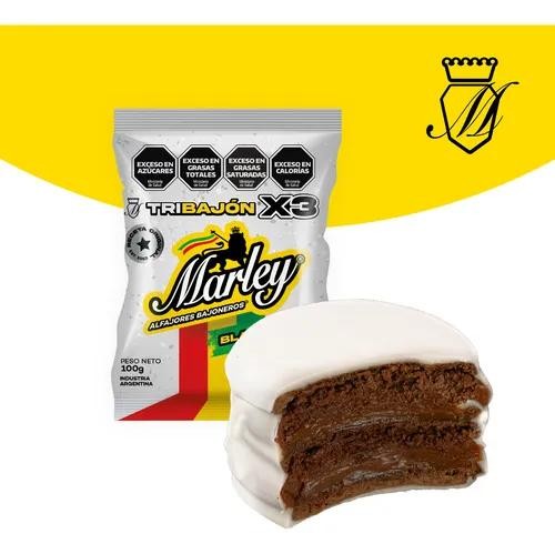 Alfajor Marley Triple Blanco 100gr x 10u