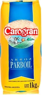 Arroz Carogran Paraboil 1kg x 1u