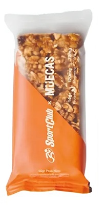 Barrita Sportclub Muecas Proteicas Naranja Display  x 1u