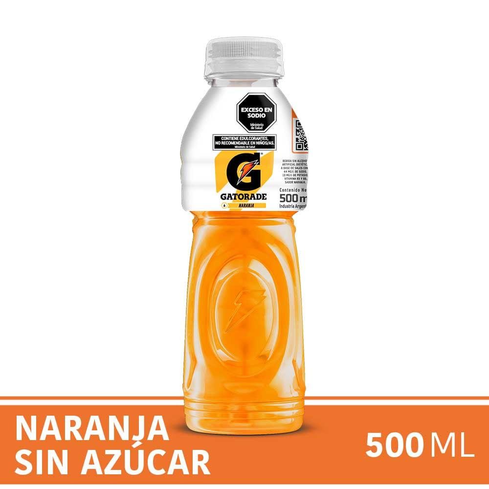 Gatorade Naranja Sin Azucar 500ml x 6u
