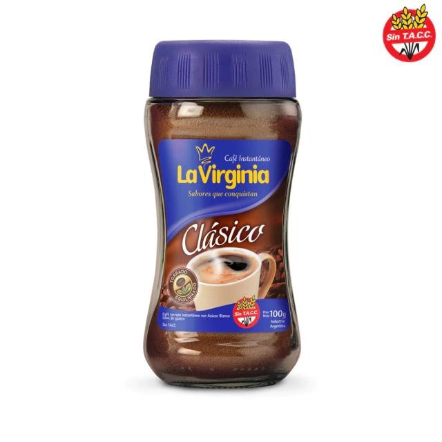 Café Instantaneo Lavirginia Clasico Frasco 100gr x 6u